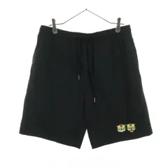 美品 graniph グラニフ ワッペン ショートパンツ XL ブラック トラ メンズ 古着のサムネイル