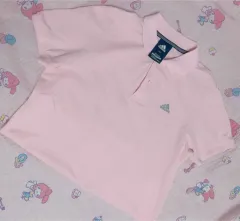 ヴィンテージ adidas カラーTシャツ グレー ピンク 半袖 JINLI Baby Bear 魚缸 stc 엣티시이코 いちごミルク