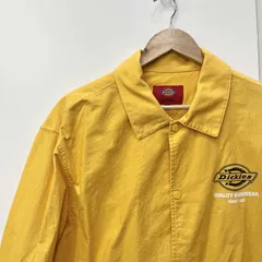 Dickies ディッキーズ コーチジャケット ワークシャツ  ブルゾン イエロー XLサイズ メンズ ファッション _208023