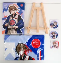 5点セット にじさんじ 叶 NBA 第1弾/キャンバスボード・タオル・バッジ Detroit Pistons