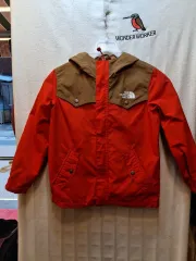 THE NORTH FACE ザノースフェイス オレンジ/ブラウン フード ユア(YOOA) ウィンドブレーカー