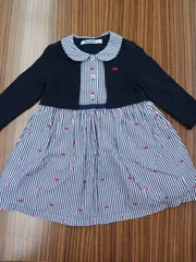 Familiar　90cm　カーディガン付きワンピース