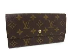 LOUIS VUITTON ルイヴィトン 財布 ポシェット ポルトモネ クレディ M61723 ブラウン モノグラム ユニセックス 二つ折り 長財布