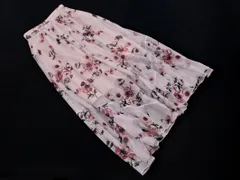 titty＆Co. ティティーアンドコー シフォン 花柄 マキシ スカート sizeM/ピンク ■◇ レディース