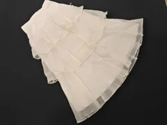 MAJESTIC LEGON マジェスティックレゴン ティアード スカート sizeM/オフホワイト ■◇ レディース