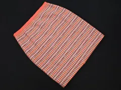 23区 ウール混 ツイード タイト スカート size44/オレンジ ■◇ レディース