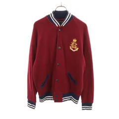 POLO RALPH LAUREN ポロラルフローレン スウェット スタジャン M ボルドー メンズ 古着