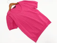 BURBERRY バーバリー ボーダー ニット カットソー size4/ピンク ■◆ レディース