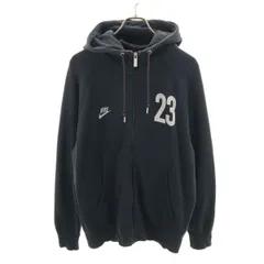 NIKE GOLF ナイキゴルフ 長袖 スウェット ジップパーカー L ブラック メンズ 古着