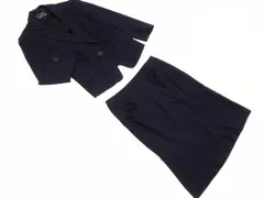COUP DE CHANCE クードシャンス セットアップ ジャケット スカート スーツ size38/紺 ■◇ レディース