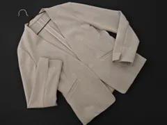 green label relaxing グリーンレーベルリラクシング ユナイテッドアローズ ノーカラー ジャケット size40/ライトグレー ■◇ レディース