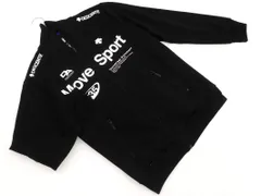 DESCENTE デサント プリント ジップアップ ジャケット size0/黒 ■◇ メンズ