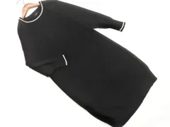 INED イネド Iライン ニット ワンピース size9/黒 ■◇ レディースのサムネイル