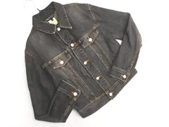 INDIVI インディヴィ Gジャン デニム ジャケット size38/黒 ■◇ レディース