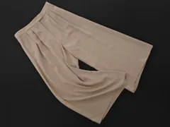 新品 NATURAL BEAUTY BASIC ナチュラルビューティーベーシック タック ワイド パンツ sizeM/ベージュ ■◇ レディース