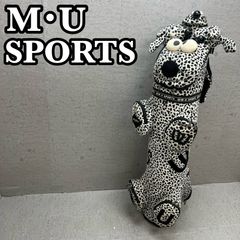 MUスポーツ ダルメシアン ゴルフ キャディバッグ ブラック ホワイト 白 黒 SPORTS キャラクター