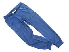 Champion チャンピオン デニム調 ロゴワッペン スウェット パンツ sizeL/青 ■◇ メンズ