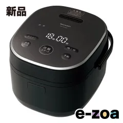 SHARP  シャープ ジャー炊飯器  3合炊き/3mm圧釜/ブラック系 KS-CF05E-B (2653614)