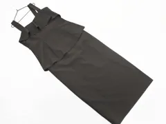PROPORTION プロポーション ボディドレッシング ギャザー ワンピース ジャンパー スカート sizeM/こげ茶 ■■ レディース