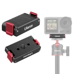 【特価セール】Ulanzi Action3用OA-12 1/4ネジ穴 磁気アダプターマウント 三脚用 磁気マグネット 三脚マウント アクションカメラアクセサリー 耐衝撃性 1/4ネジ穴付き Gopro専用三脚 コネクター アルミ製 Action3/Actionのサムネイル