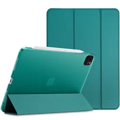 【在庫処分】ProCase iPad Pro 11 ケース 第4/3/2/1世代に適用（2022 2021 2020 2018)、[Apple Pencilのペアリングと充電に対応] 三つ折り スタンド スマートカバー - エメラルド