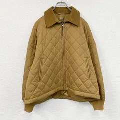古着 used　UNIQLO C　ユニクロ シー　パフテックブルゾン　キルティングジャケット　中綿入り　茶色　ブラウン　Mサイズ