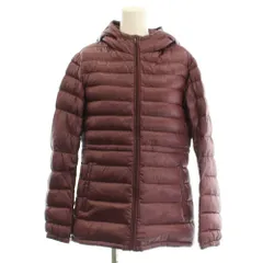 ユニクロ UNIQLO ダウンジャケット M 赤 レッド フェザー /LP■ECE003