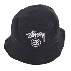 ステューシー Stussy ストックロゴ バケットハット レディース  S/M