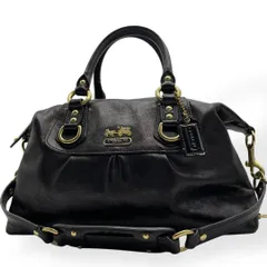 極美品　COACH コーチ　2way ハンドバッグ　ショルダーバッグ　ブラック