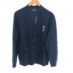 POLO RALPH LAUREN ポロラルフローレン 長袖カーディガン/ポロベア サイズ:M Vネックウール    ネイビー メンズ / 240001191814