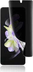 JACRON 지문 인증 대응·가이드 프레임 첨부 Galaxy Z Flip3/Flip4 유리 필름 들여다 보지 갤럭시 Z 플립 3 전면 보호 필름 TPU1장 Z용 TPU 소재 사라사라 터치감 지문 방지 (MO-AA157)
