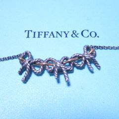 TIFFANY ティファニー ネックレス 925 750 トリプルツイストコンビ