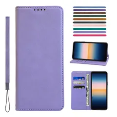 【在庫セール】ケース ケース Sony SO-52B SOG04 ケース カバー エクスペリア10 III III 耐衝撃 III 皮革 10 内蔵マグネット開閉式 10 ベルトなし スマホケース Xperia おしゃれ Xperia カードポケット ソニー