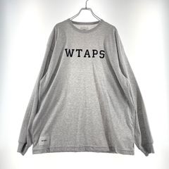 【WTAPS】トレーナー ロゴ グレー コットン ウォッシャブル 03 WTAPS】トレーナー ロゴ グレー コットン ウォッシャブル 03 - メルカリ