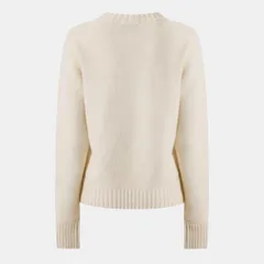 ガニー レディース アウター パーカー・スウェット シャツ グラフィック Ganni Womens Graphicrew Sweatshirt Egretのサムネイル