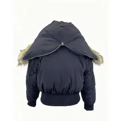 カンゴール レディース アウター ジャケット・ブルゾン Kangol Womens Water and Wind Resistant Hooded Short Puffer Jacket Blackのサムネイル