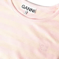 ガニー レディース トップス Tシャツ Ganni Longsleeve Tee Ld61 Chalk Pink チョークのサムネイル