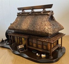 屋久杉　水車小屋　置物 銘木】世界遺産 屋久杉 天然木 水車小屋 置物 インテリア 希少 - メルカリ