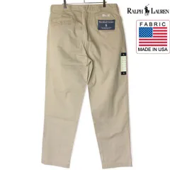 新品 00s Polo ポロ ラルフローレン PHILIP PANT チノパン 36×34 ベージュ系 ポロチノ ビンテージ デッドストック D153-25-0034XV