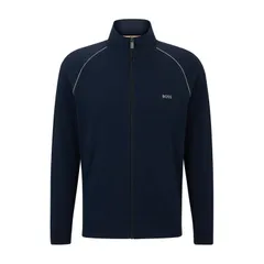ボス メンズ アウター ジャケット・ブルゾン ジャケット Boss Mix and Match Zip Jacket Dark Blue 403 ブルー