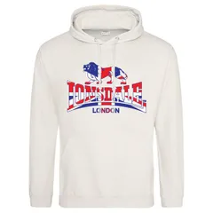 ロンズデール メンズ アウター パーカー・スウェット ロゴ Lonsdale Logo Hoodie Vanilla 1のサムネイル