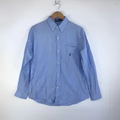 Polo ボタンダウンシャツ メンズ L ブルー 3231202603140006