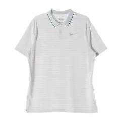 ナイキ 21SS ドライフィット ストライプ ポロ ゴルフ 半袖 Tシャツ