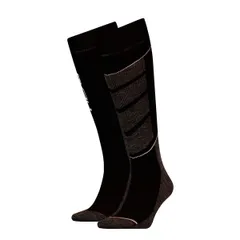 ヘッド メンズ アンダーウェア 靴下 HEAD Ski Socks 2pack Black White ホワイトのサムネイル