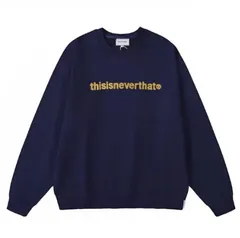 thisisneverthat トレーナー ネイビー グレーストリート