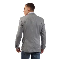 ボス メンズ アウター ジャケット・ブルゾン Boss Hutson Double Breasted Formal Jacket Medium Grey グレー