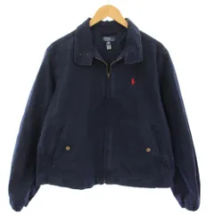 ポロ バイ ラルフローレン Polo by Ralph Lauren スウィングトップ ジャンパー ブルゾン ジップアップ 刺繍 M 紺 0200018065 /TK