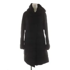 プラステ PLST ダウンコート M 黒 ブラック ボリュームネック 長袖 無地 /AN37 ■MA