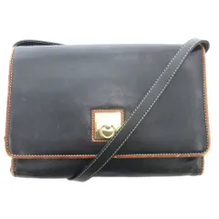セリーヌ CELINE ショルダーバッグ クラッチバッグ 2WAY フラップ レザー 黒 ブラック /AE