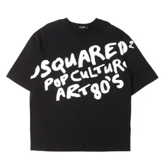 【美品】DSQUARED2 ディースクエアード Tシャツ ブラック 黒 サイズ:L | 24SS グラフィック Tシャツ (D2 POP 80S LOOSE FIT T-SHIRT) | イタリア製 | トップス カットソー 半袖【メンズ】【中古】